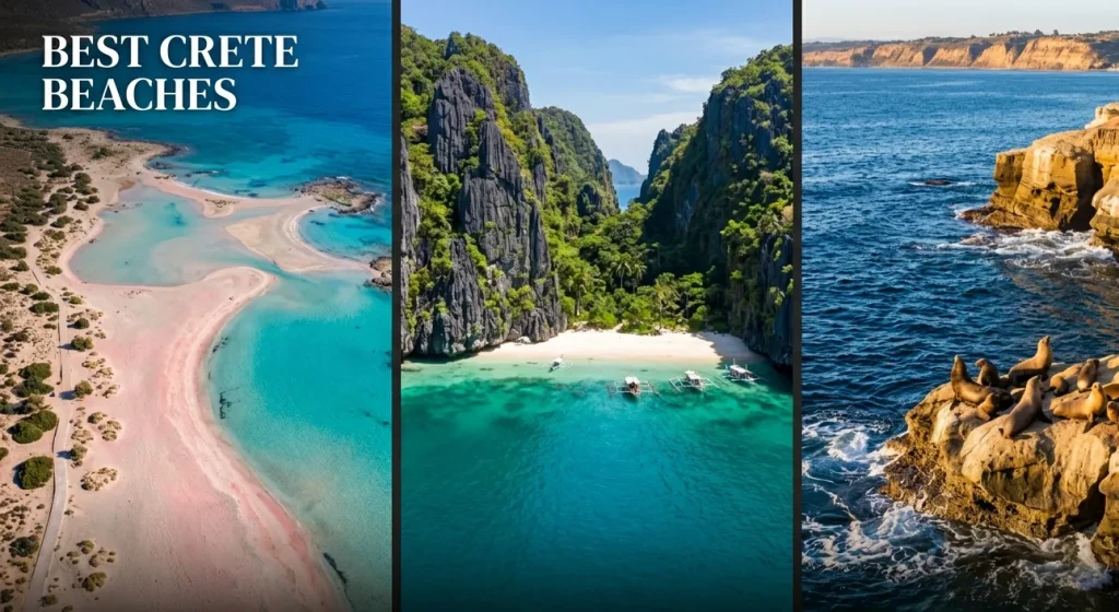 Most beautiful beaches in the world 2026 include Elafonissi pink sand beach in Greece, Entalula Beach in Philippines, and La Jolla Cove in California