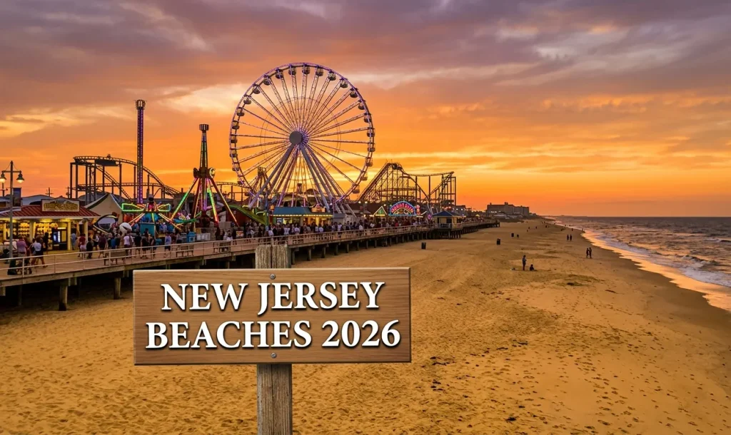 New Jersey beaches 2026 guide Wildwood boardwalk and free beach
