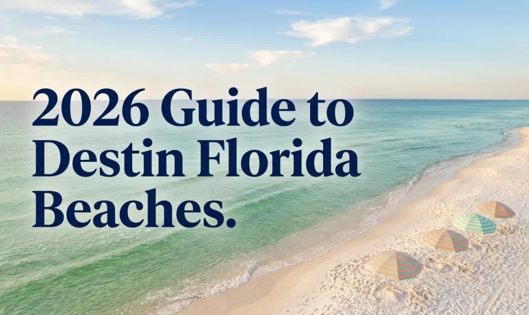 2026 Guide to Destin Florida Beaches: 9 Best Public Spots