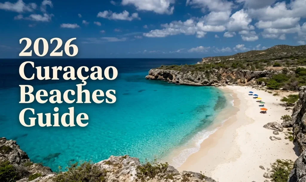Turquoise water and white sand at Grote Knip beach in Curaçao 2026