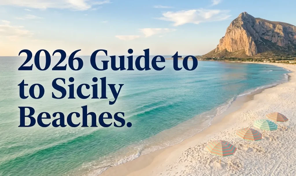 Turquoise water and white sand at Sicily beaches San Vito Lo Capo 2026